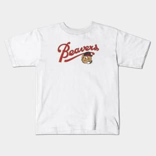 Defunct Portland Beavers Baseball Kids T-Shirt